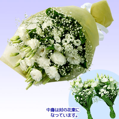 【枕花・お供え(法人)】墓前用お供え花(1対)