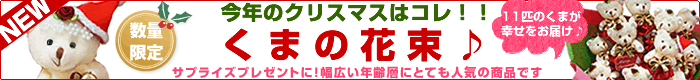 クリスマス限定・くまの花束