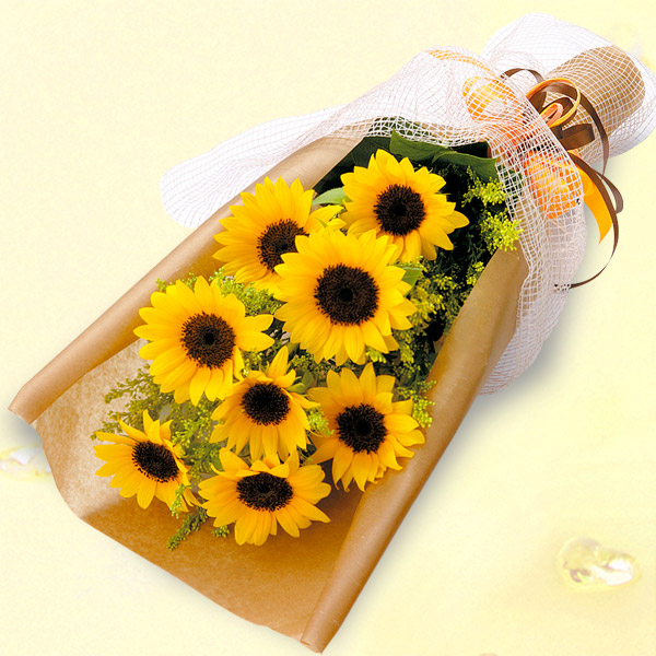 ひまわり特集フラワーギフト・ひまわりの花束