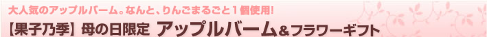 母の日限定スペシャルギフト【果子乃季】アップルバーム

