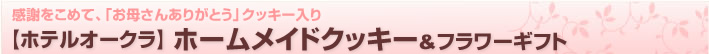 母の日ホテルオークラホームメイドクッキー