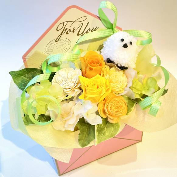 シマエナガさんレターBOX オレンジイエロー【P-250】一般カテゴリー