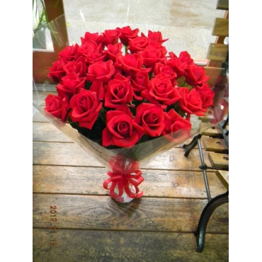 一般カテゴリー,赤バラ30本の花束,花の店　フルールホリ