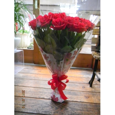 一般カテゴリー,赤バラ30本の花束,花の店　フルールホリ