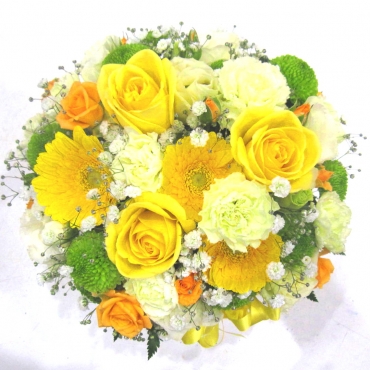 誕生日フラワーギフト(宅配),《Flower arrangement》Colon Yellow,花樹園