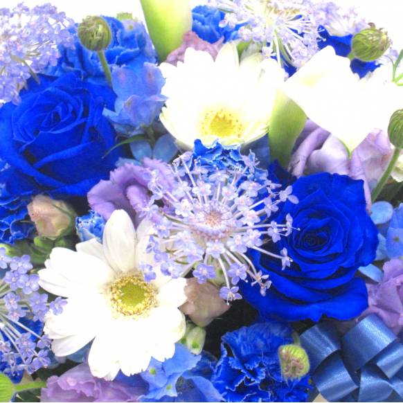 誕生日フラワーギフト(宅配),《Flower arrangement》Colon Blue,花樹園