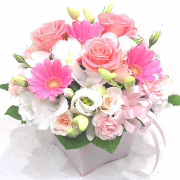 誕生日フラワーギフト(宅配),《Flower arrangement》Pink Marble,花樹園