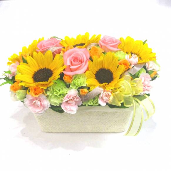 一般カテゴリー,《Flower arrangement》Peach Sunflower,花樹園