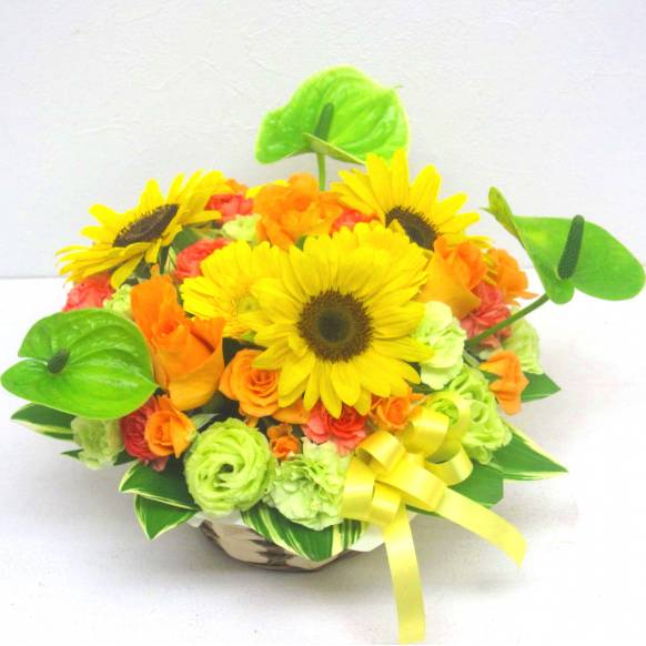 一般カテゴリー,《Flower arrangement》 Sunflower Muscat Yellow,花樹園