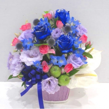 《Flower arrangement》Kira Kira Blue Purple一般カテゴリー
