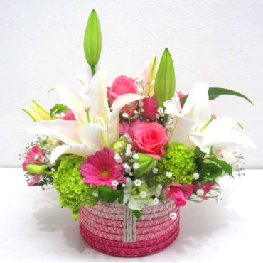 《Flower arrangement》Casablanca Lily Round一般カテゴリー