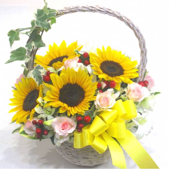 《Flower arrangement》Summer Cute Basket一般カテゴリー
