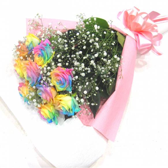一般カテゴリー,《Bouquet》Pastel Rainbow Rose 10 ,花樹園