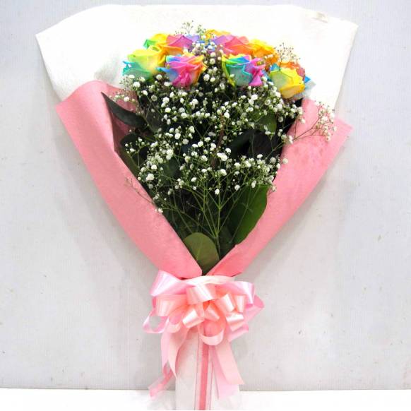 一般カテゴリー,《Bouquet》Pastel Rainbow Rose 10 ,花樹園