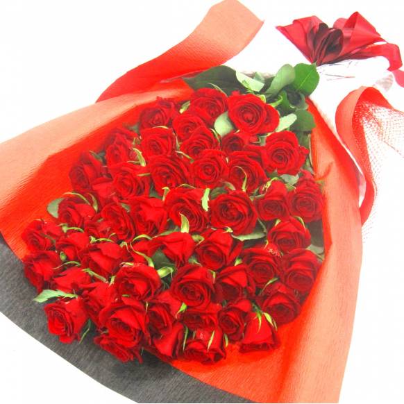 一般カテゴリー,《Bouquet》Premium Red Rose 50,花樹園