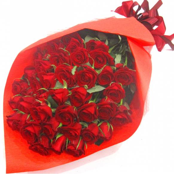 一般カテゴリー,《Bouquet》Premium Red Rose 40,花樹園
