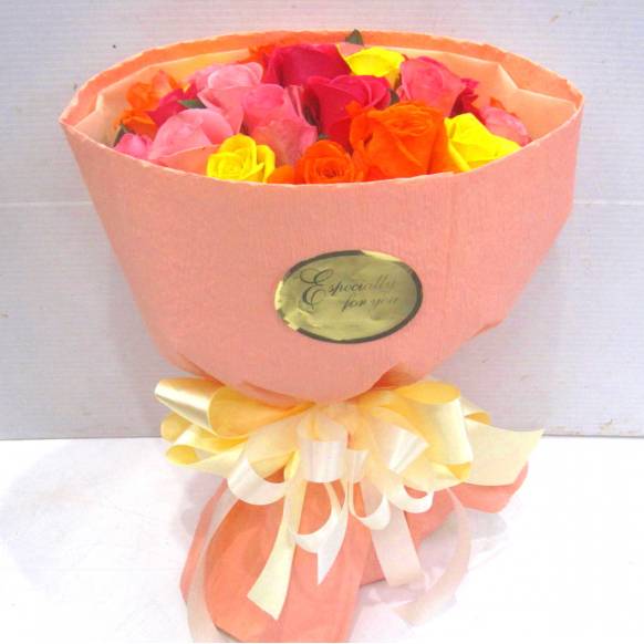 誕生日フラワーギフト(宅配),《Bouquet》Premium Mixed Roses,花樹園