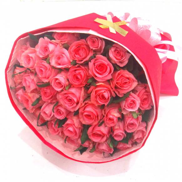 一般カテゴリー,《Bouquet》Premium Pink Rose 40,花樹園
