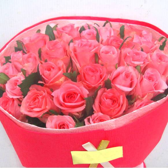 一般カテゴリー,《Bouquet》Premium Pink Rose 40,花樹園