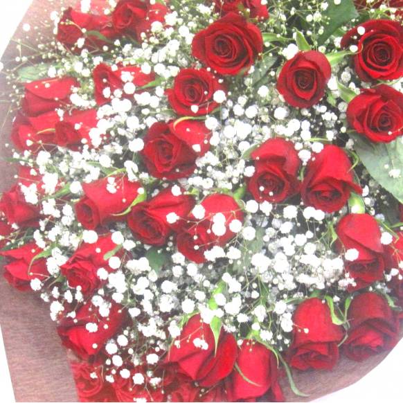 一般カテゴリー,《Bouquet》Red Rose 30 & Kasumi grass ,花樹園