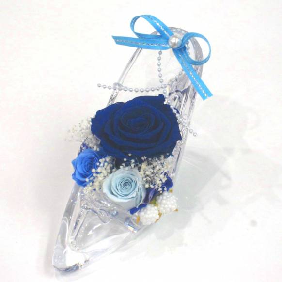 一般カテゴリー,《Preserved Flower》Acrylic High heels Blue,花樹園