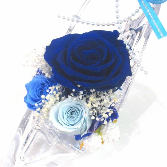 一般カテゴリー,《Preserved Flower》Acrylic High heels Blue,花樹園