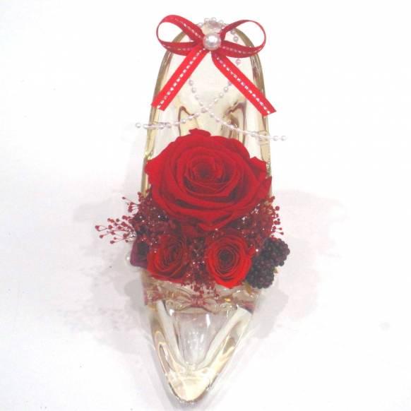 一般カテゴリー,《Preserved Flower》Acrylic High heels Champagne Red,花樹園