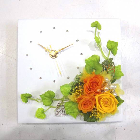 一般カテゴリー,《Preserved Flower》Picture Clock Frame(Y&O) ,花樹園