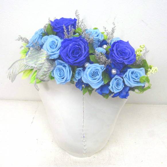 一般カテゴリー,《Preserved Flower》Turquoise Diamond Blue,花樹園