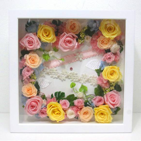 一般カテゴリー,《Preserved Flower》Colorful Rose Design Frame,花樹園
