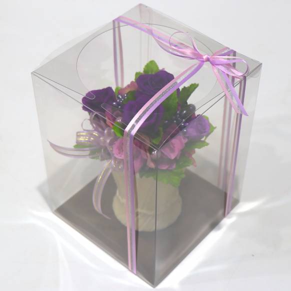 （お祝い）プリザーブドフラワー特集(宅配),《Preserved Flower》Royal Purple,花樹園