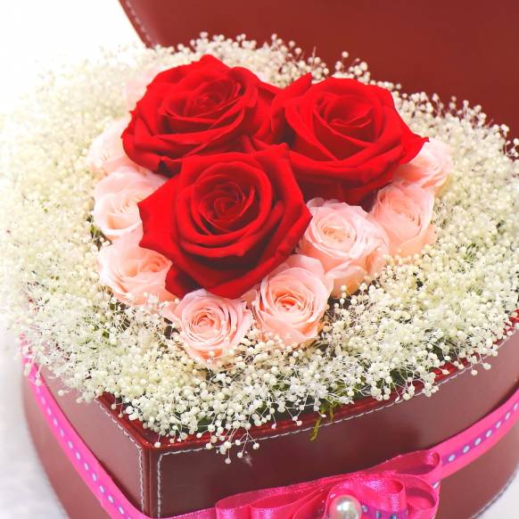 一般カテゴリー,《Preserved Flower》Lovers Heart Box,花樹園