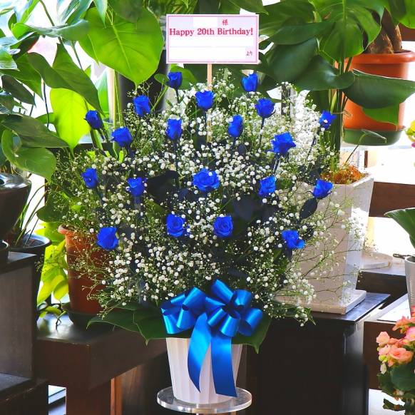 一般カテゴリー,《Flower arrangement》Luxury Blue Rose  20,花樹園