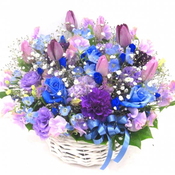 《Flower arrangement》Spring Blue & Purple Diamond一般カテゴリー