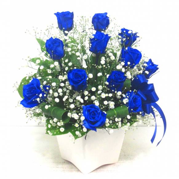 一般カテゴリー,《Flower arrangement》Blue Rose 12 Premium,花樹園