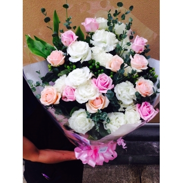 一般カテゴリー,ピンク&ホワイト10000スタンダード花束,花幸