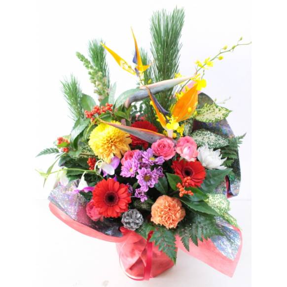 迎春アレンジ/L一般カテゴリー