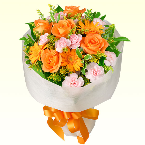 11月の誕生花（イエローオレンジガーベラ）｜花キューピット・花や花束の宅配・フラワーギフト通販なら花キューピット。贈り物・プレゼントで花を贈ろう。
