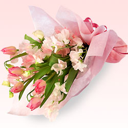 チューリップの花束