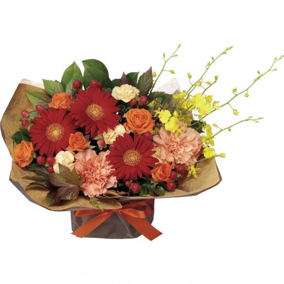 お取り寄せ オリジナルフラワー 赤バラのアレンジメント｜花