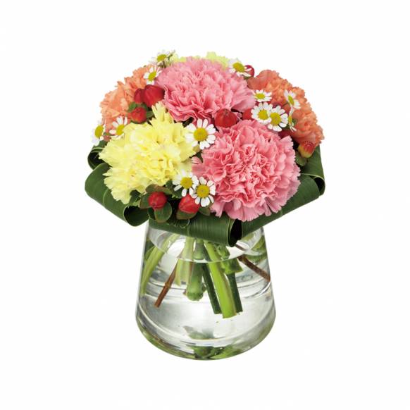 銘木(花瓶付き) お取り寄せ グラスブーケ（花瓶つき）｜花 オリジナルフラワー 置物