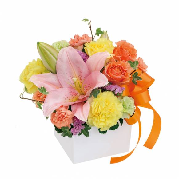 青バラの花束