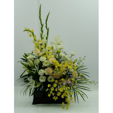 おまかせ お供えアレンジメント インターネット花キューピット フラワーギフト 手渡し おまかせ お供えアレンジメント インターネット花キューピット フラワーギフト 手渡し