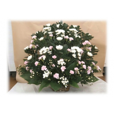ご葬儀用供花【２段・白】