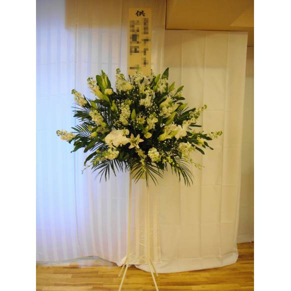 葬儀用生花（だるま籠）