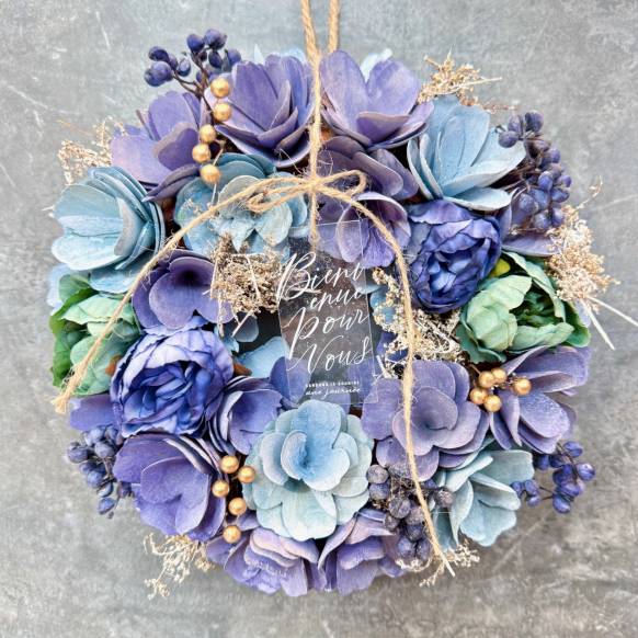 ”母の日限定商品”プリ&ドライリース「レイニーブルー」一般カテゴリー