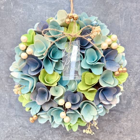 ”母の日限定商品”プリ&ドライリース「カームブルー」一般カテゴリー