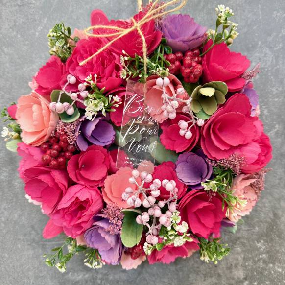 ”母の日限定商品”プリ&ドライリース「フューシャ・リュクス」一般カテゴリー