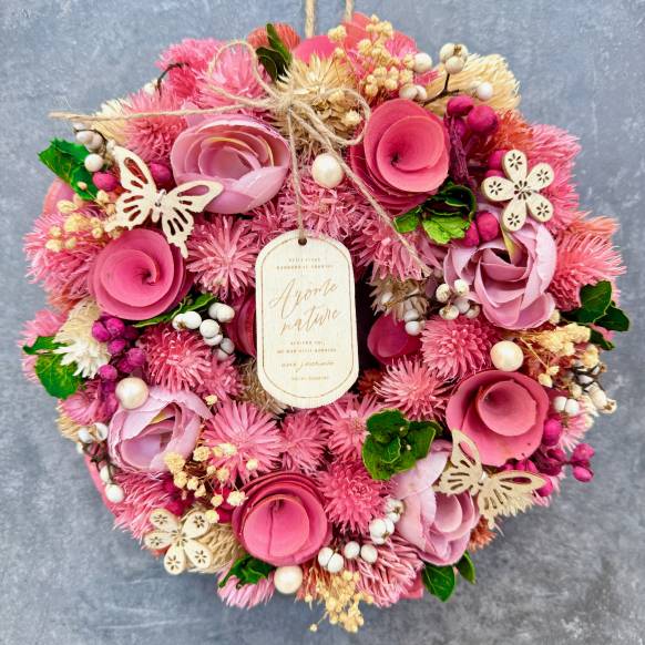 ”母の日限定商品”プリ&ドライリース「ローズ・パピヨン」一般カテゴリー