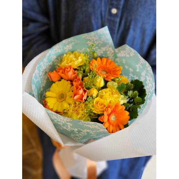 ラウンドブーケ・ピンク